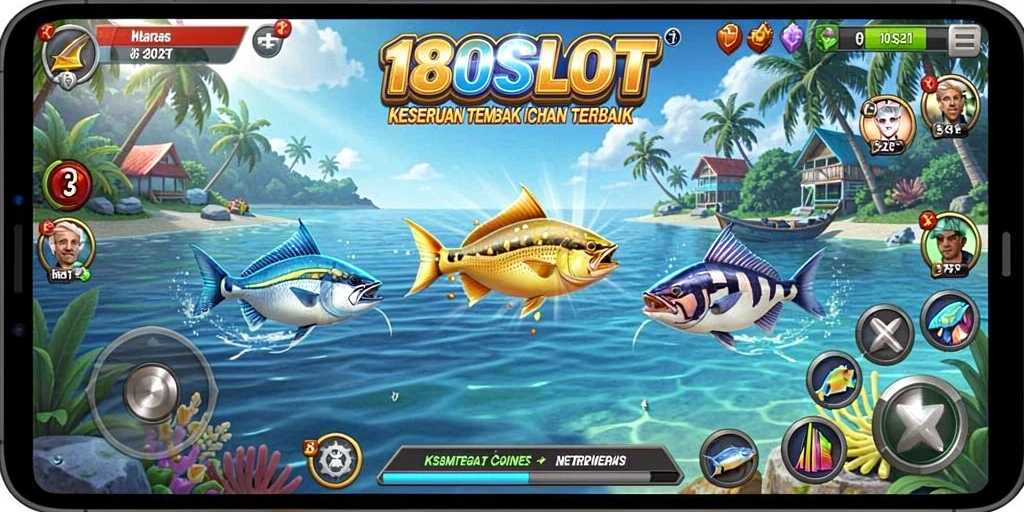 Tampilan gameplay Tembak Ikan yang seru dan menantang