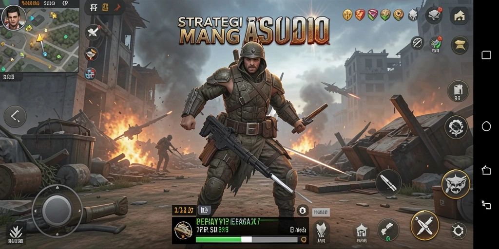 Tangkapan layar gameplay ASIA200 dengan pertempuran strategi yang menarik.
