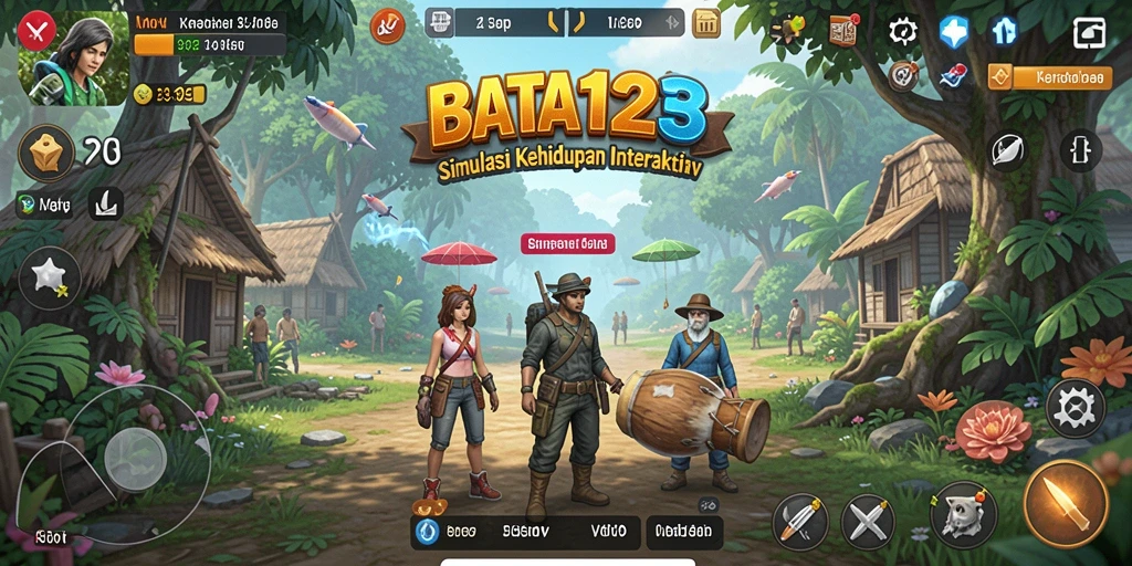Screenshot tampilan gameplay BATA123 yang menarik dan interaktif.