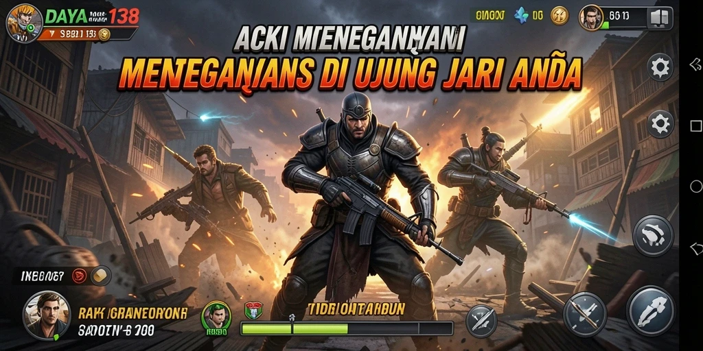 Tampilan gameplay DAYA138 yang penuh aksi dan adrenalin.