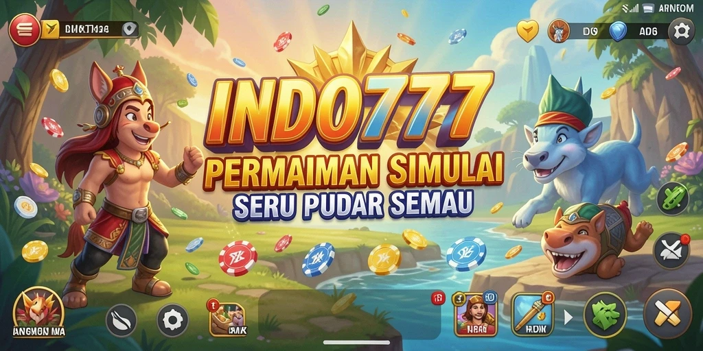 Tampilan screenshot utama INDO777 menampilkan gameplay yang mendebarkan dan realistis.