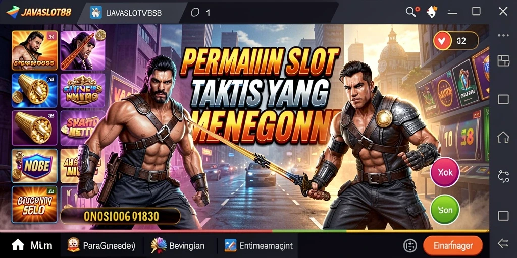 Tampilan gameplay menarik dari JAVASLOT88 dengan elemen TPS yang menonjol.