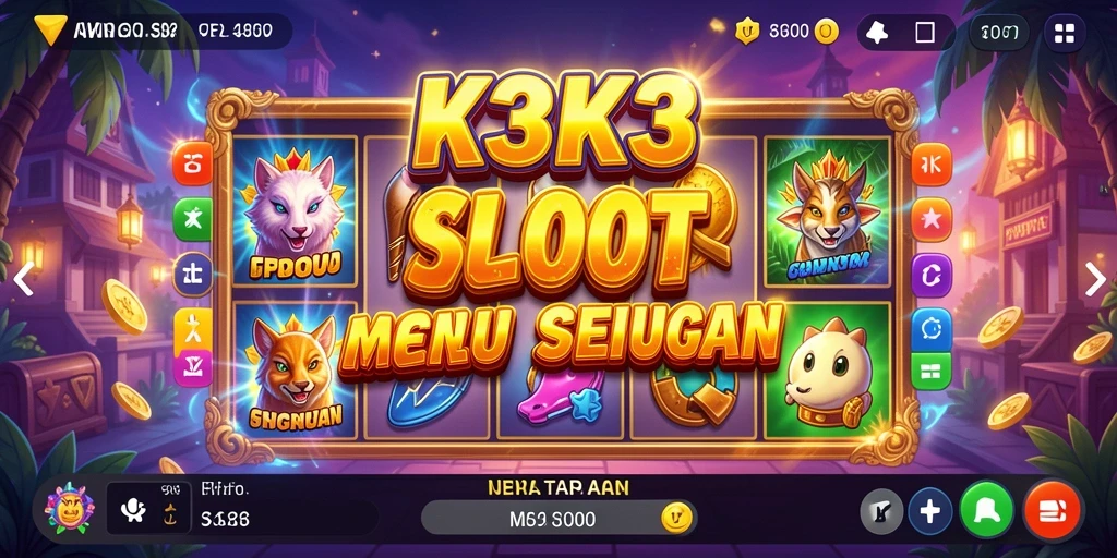 Screenshot gameplay K3K3 menampilkan slot yang menarik.