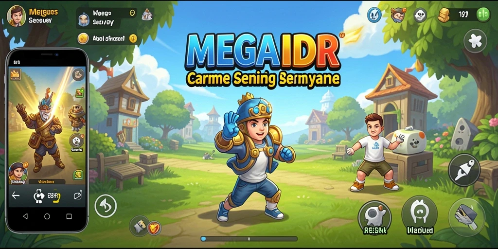 Tampilan seru gameplay Casual MEGAIDR yang menghanyutkan.