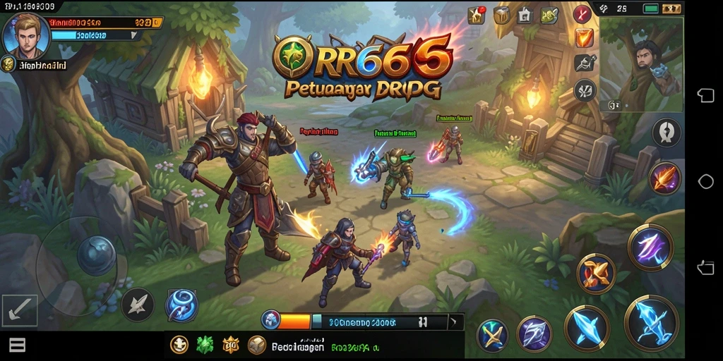 Tampilan screenshot RR666 yang menampilkan aksi seru dalam dunia RPG.