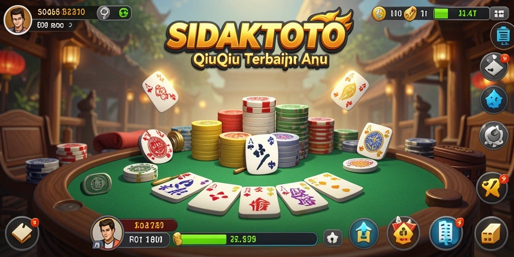 Tangkapan layar utama <strong>SIDAKTOTO</strong> menampilkan gameplay seru QiuQiu.