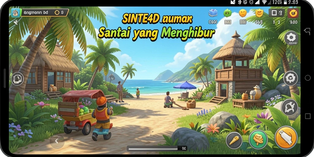 Tampilan menarik dari gameplay SINTE4D yang mengasyikkan.